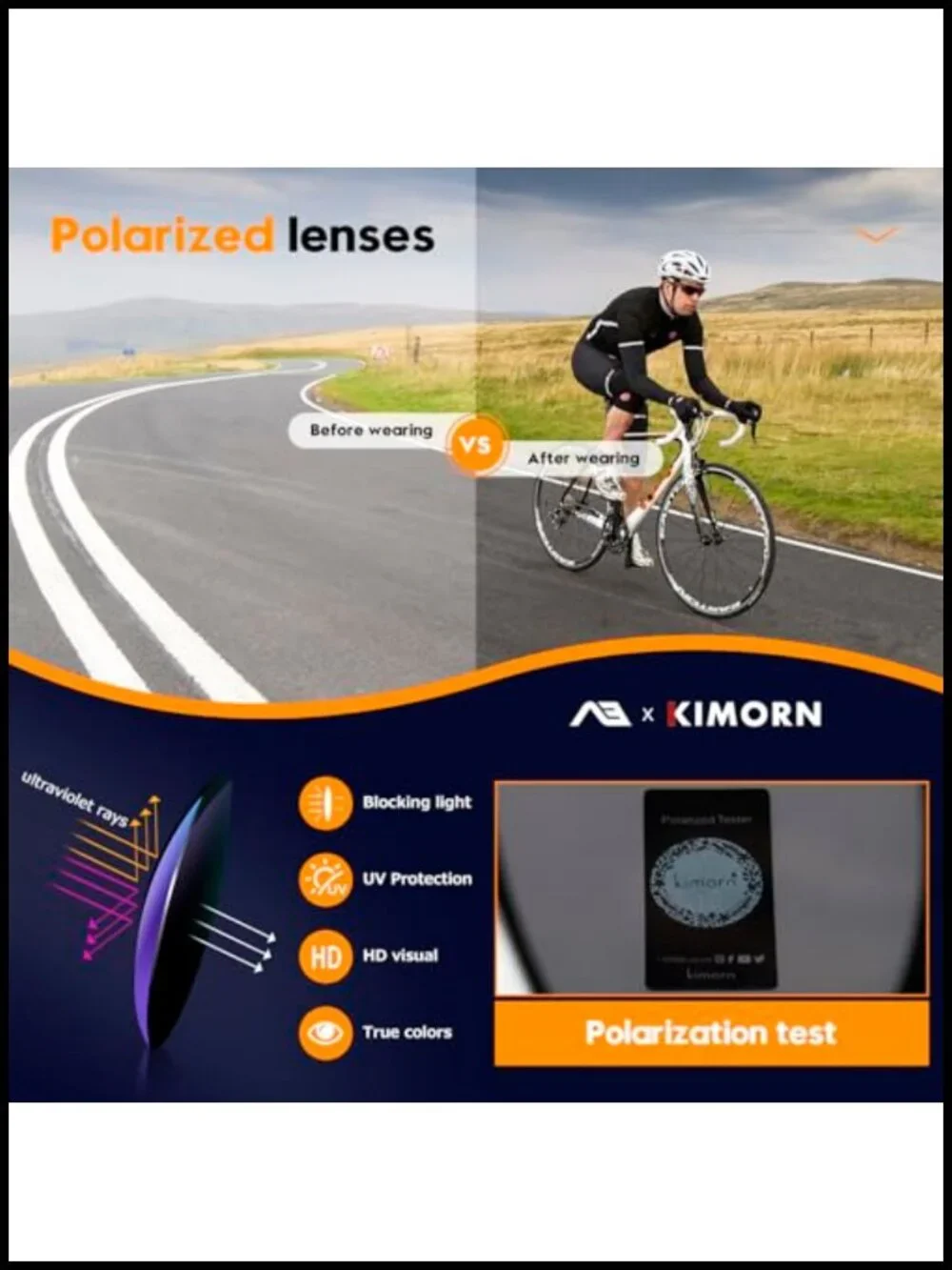 Fit Over Glasses Polarized Square Sunglasses UV400 Protection